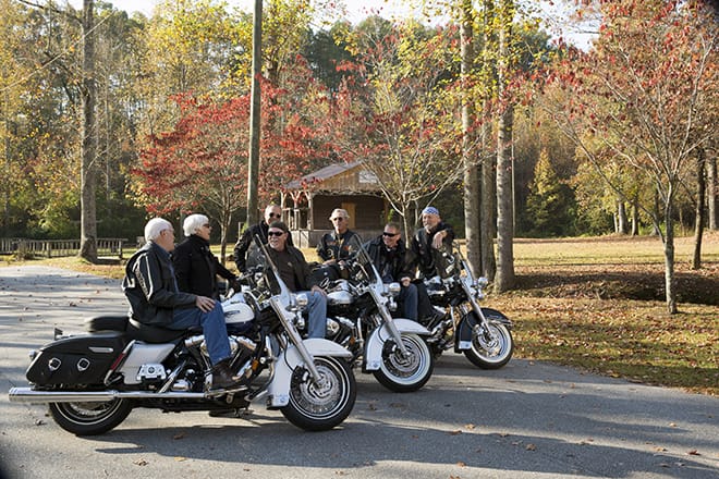 The Cliffs Motorcycles on Blue Ridge Parkway