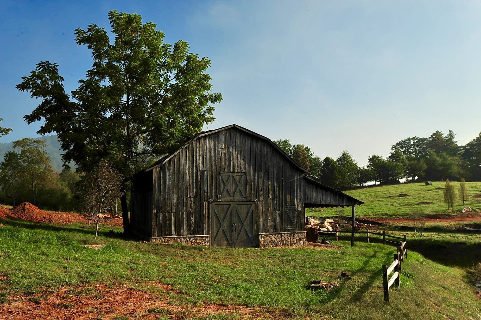 Century old barn at Creekside Farm