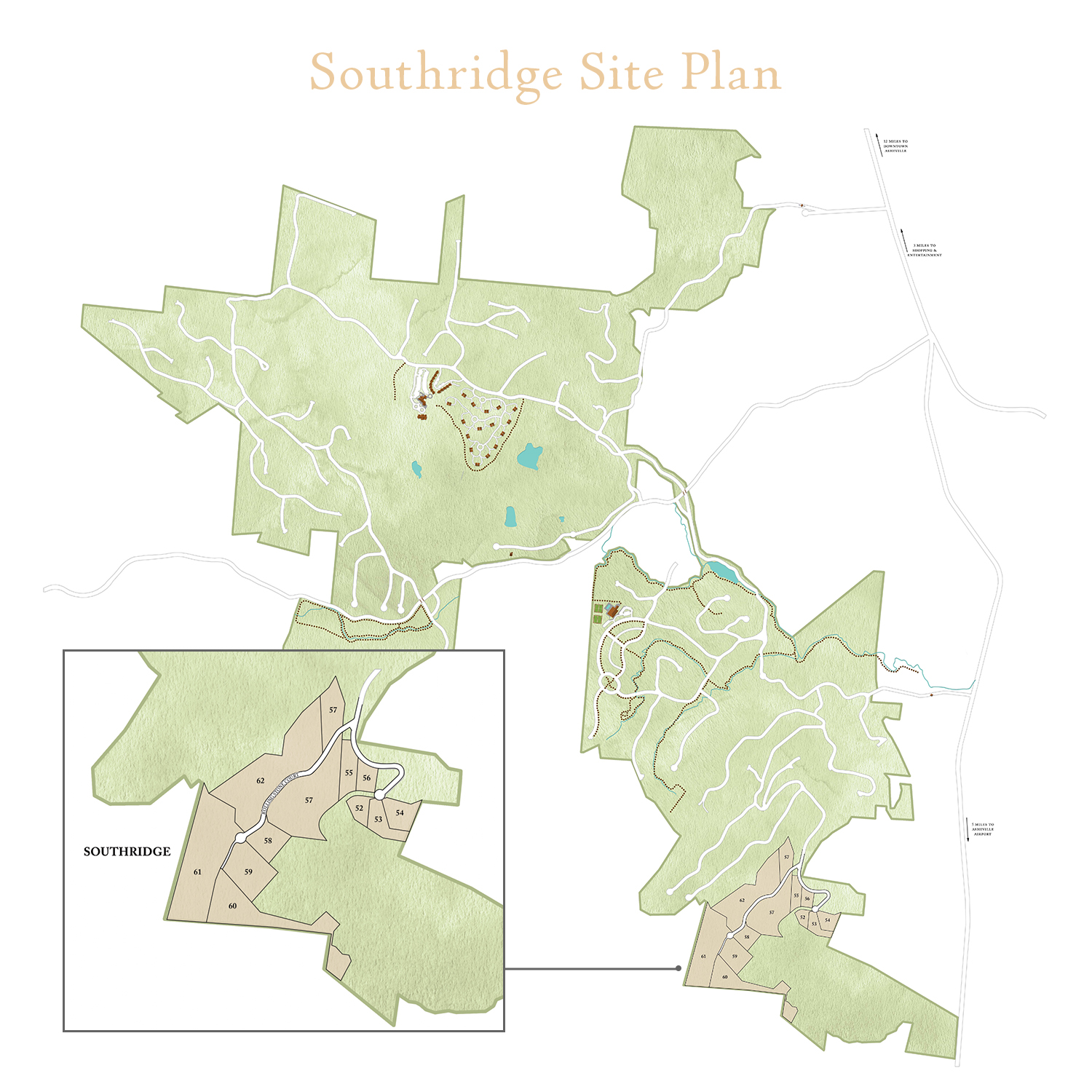Southridge site map