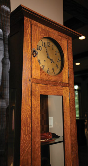 Woodworking clock