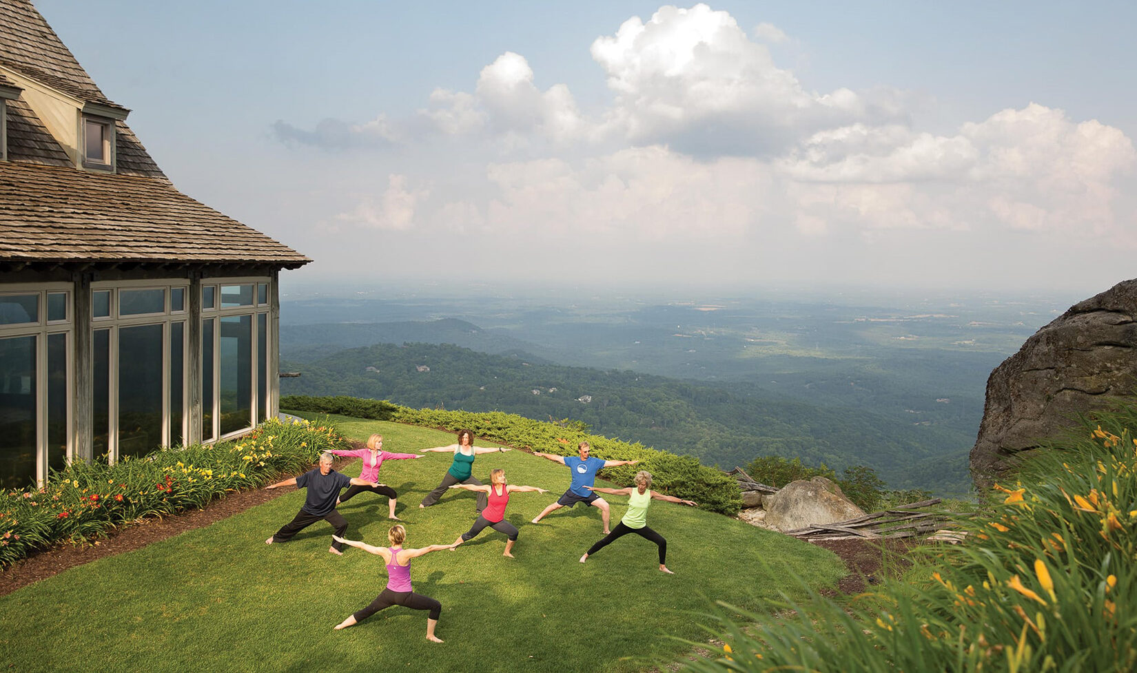 Mountaintop Yoga at Glassy