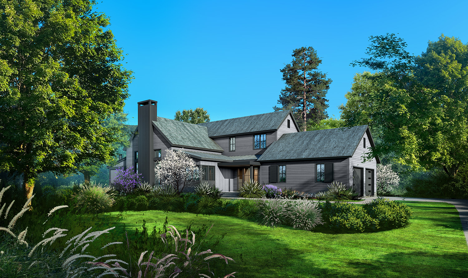 The Dogwood rendering, Clubhouse Village at The Cliffs at Keowee Springs