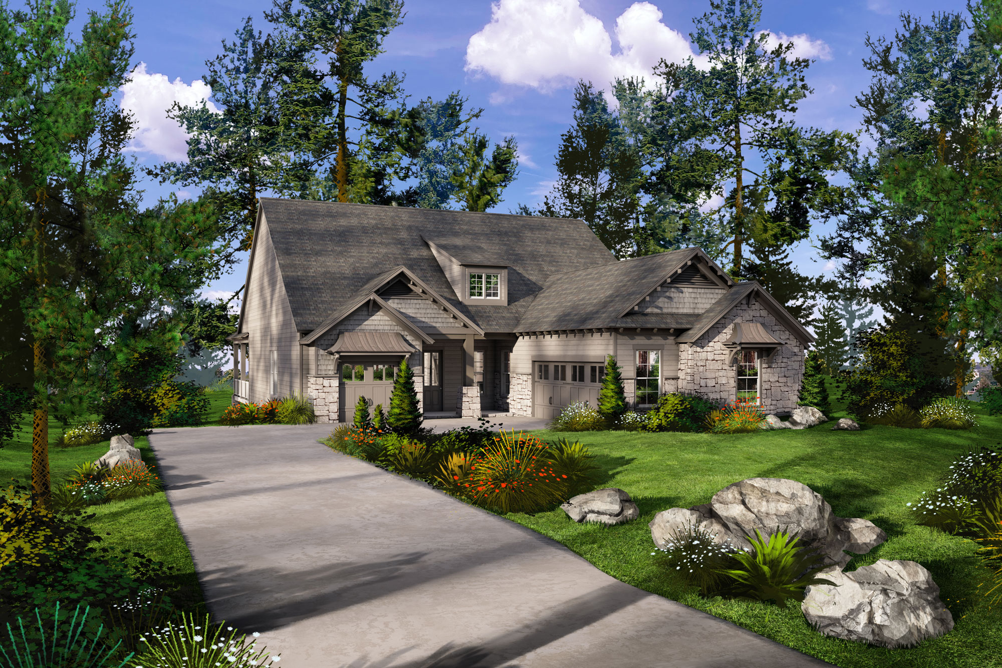 Rendering of The Ember home style at Solstice Park