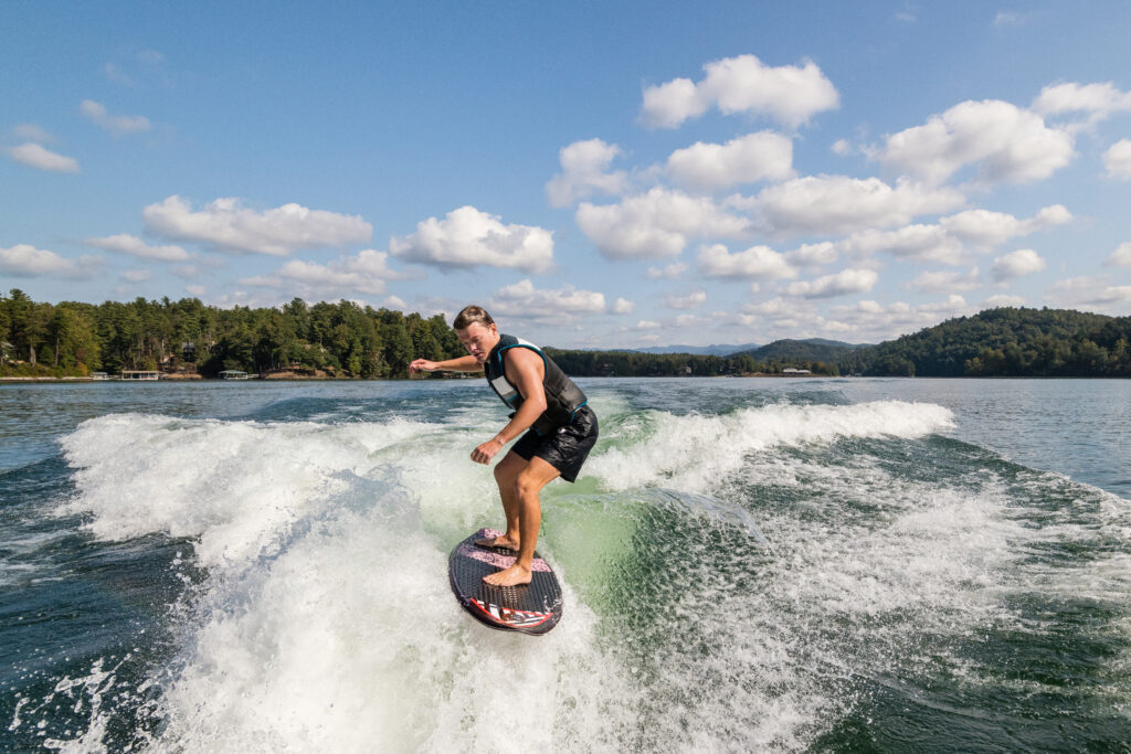 water sports at the cliffs