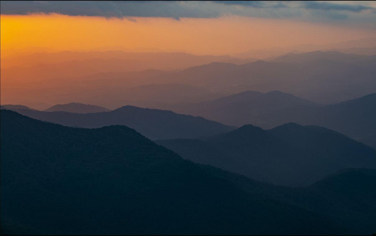 hiking trails in the Blue Ridge Mountains