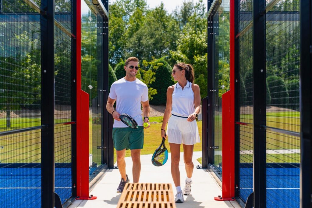 Racquet sports at the cliffs